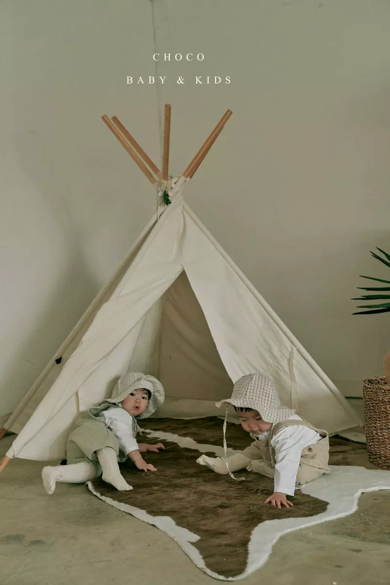Choco bebe - Korean Baby Fashion - #onlinebabyshop - Bebe Apple Dungarees Short Bodysuit - 4