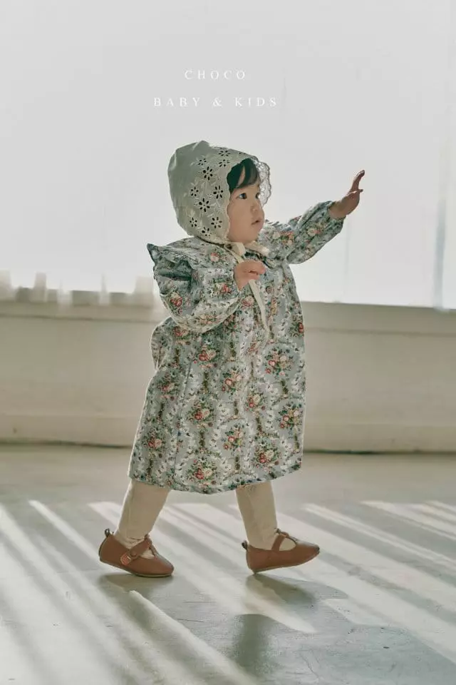 Choco bebe - Korean Baby Fashion - #onlinebabyshop - Bebe Lace Bonnet - 4