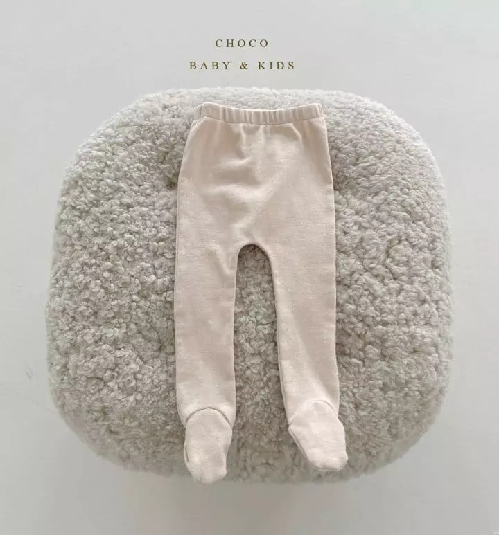 Choco bebe - Korean Baby Fashion - #babyboutique - Bebe Basic Foot Leggings - 2