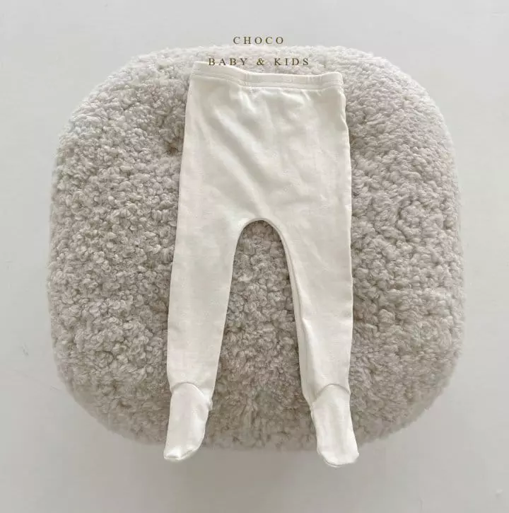 Choco bebe - Korean Baby Fashion - #babyboutique - Bebe Basic Foot Leggings - 3