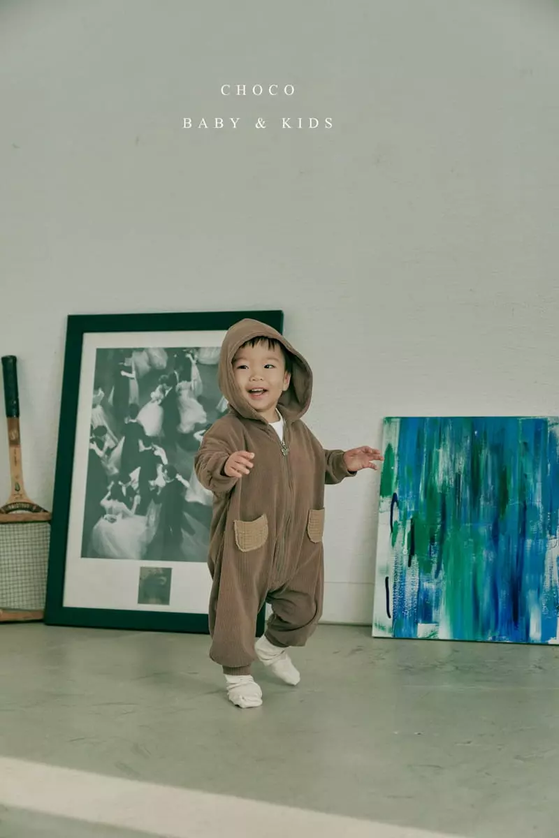 Choco bebe - Korean Baby Fashion - #babyfever - Bebe Hoody Span Zipper Bodysuit