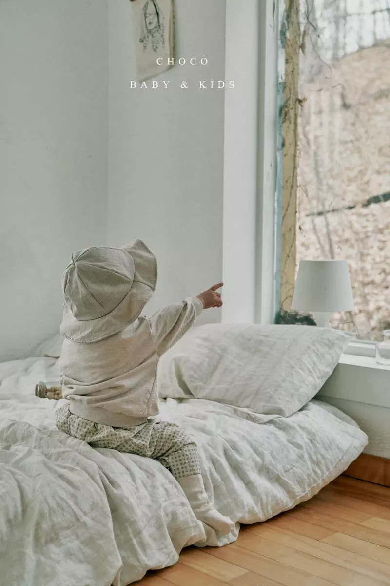 Choco bebe - Korean Baby Fashion - #babyfever - Bebe Milk Check Pants - 2