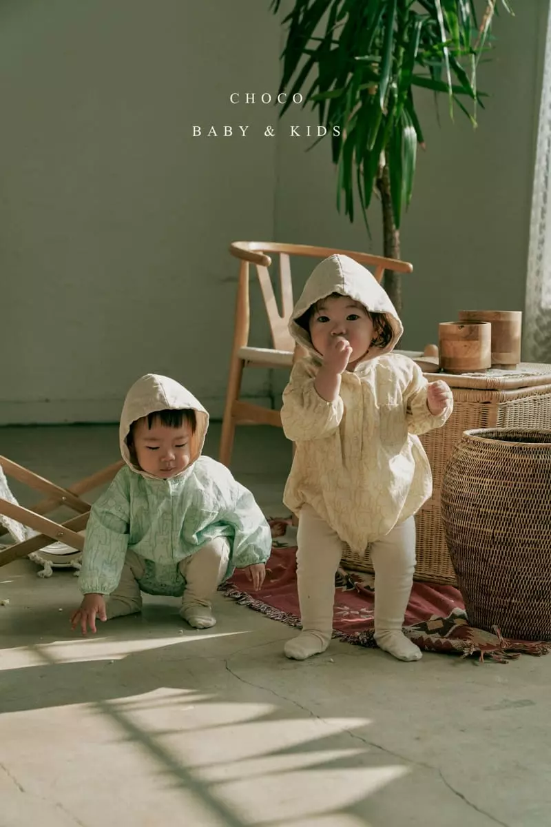 Choco bebe - Korean Baby Fashion - #babygirlfashion - Bebe Friends Hoody Bodysuit