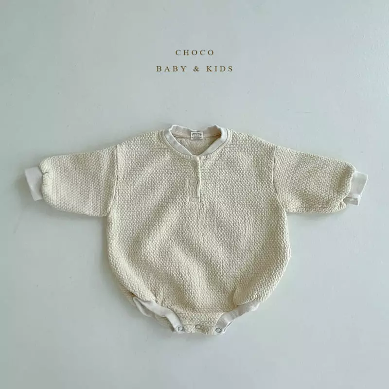Choco bebe - Korean Baby Fashion - #babyoninstagram - Bebe Shu Button Bodysuit - 7