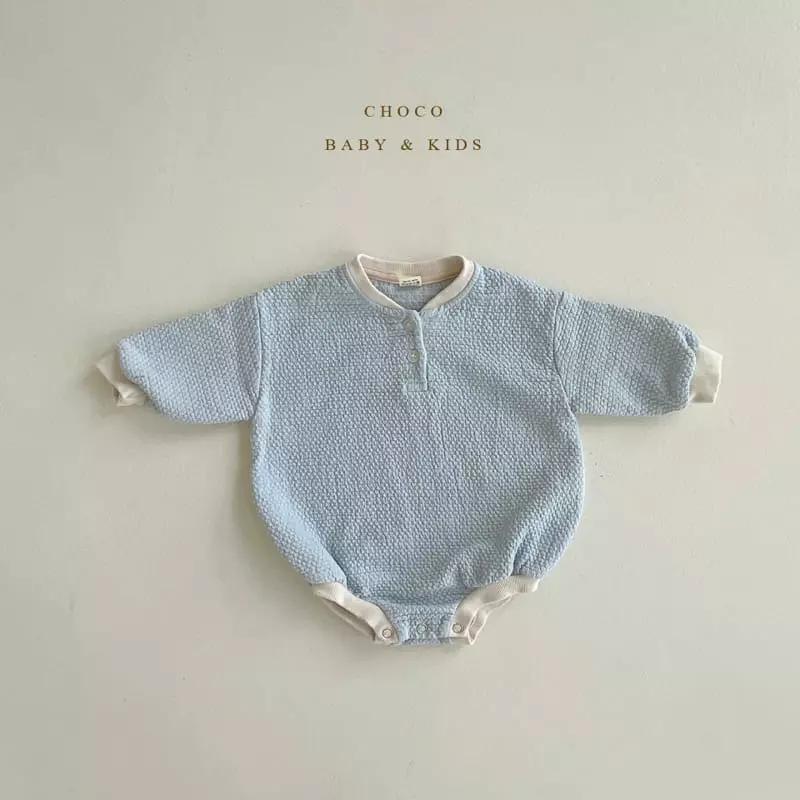 Choco bebe - Korean Baby Fashion - #babyootd - Bebe Shu Button Bodysuit - 8