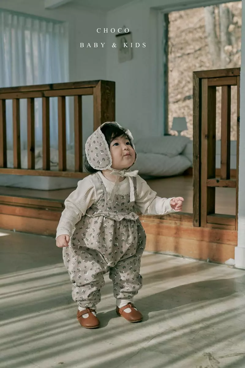 Choco bebe - Korean Baby Fashion - #babyoutfit - Bebe Lilly Bodysuit with Earmuff  - 5