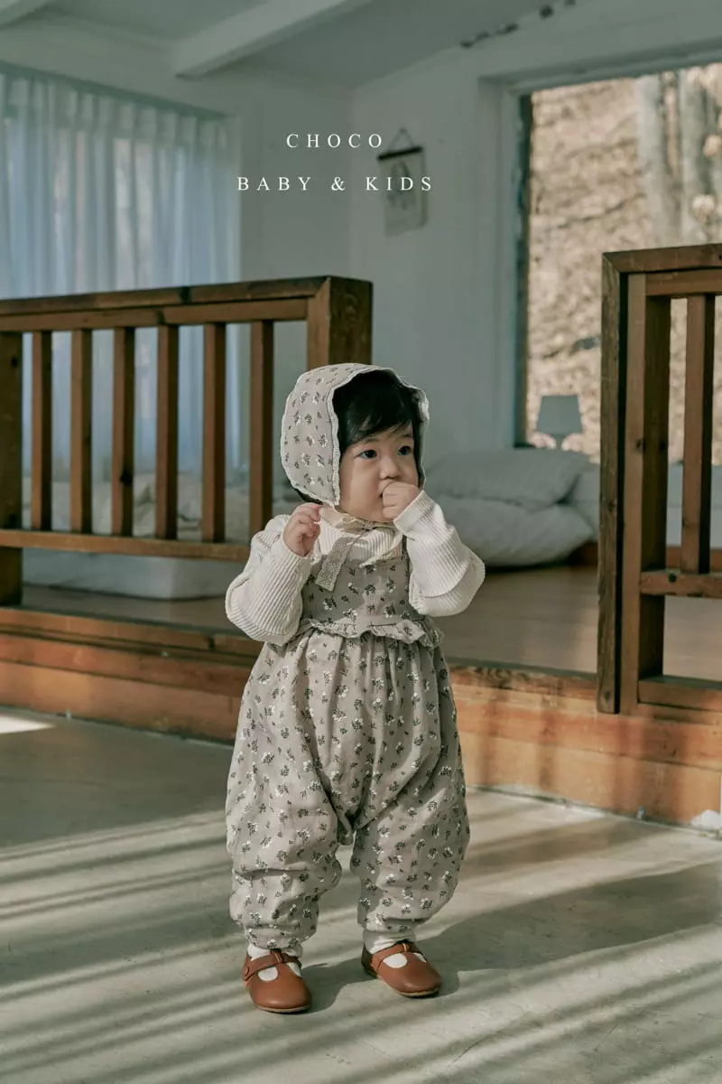 Choco bebe - Korean Baby Fashion - #babyoutfit - Bebe Lilly Bodysuit with Earmuff  - 6