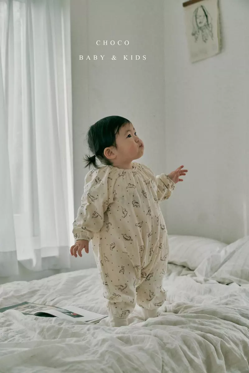 Choco bebe - Korean Baby Fashion - #babyoutfit - Bebe Animal Easywear - 2
