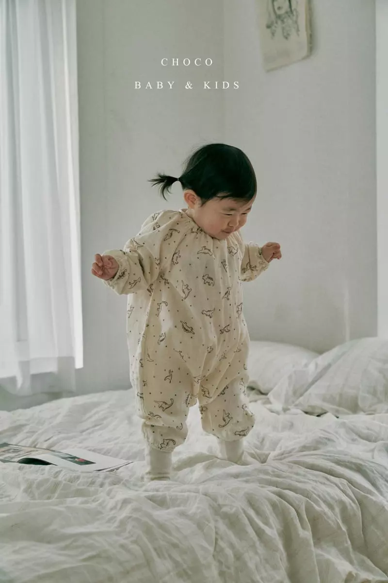 Choco bebe - Korean Baby Fashion - #babyoutfit - Bebe Animal Easywear - 3