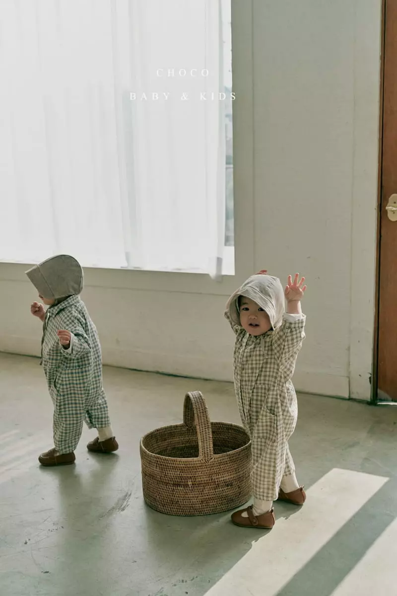Choco bebe - Korean Baby Fashion - #onlinebabyboutique - Bebe Denim Span Shirt Bodysuit - 5