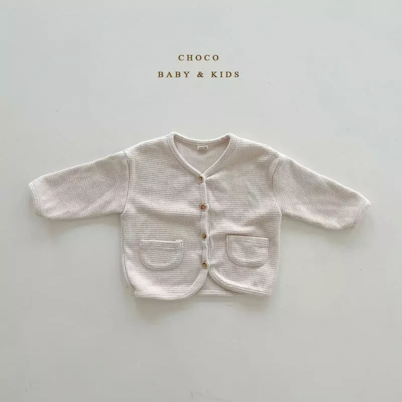 Choco bebe - Korean Children Fashion - #Kfashion4kids - Honey Waffle Cardigan - 9