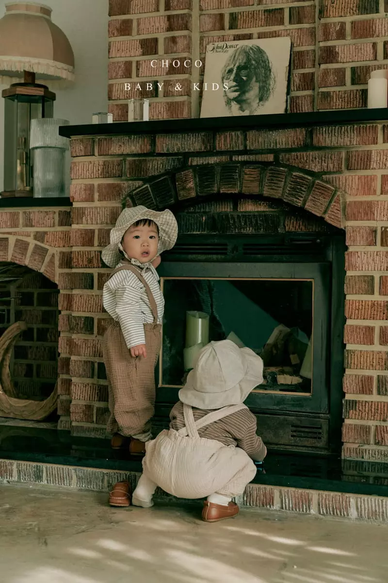 Choco bebe - Korean Children Fashion - #childofig - Cozy Dungarees Pants - 5