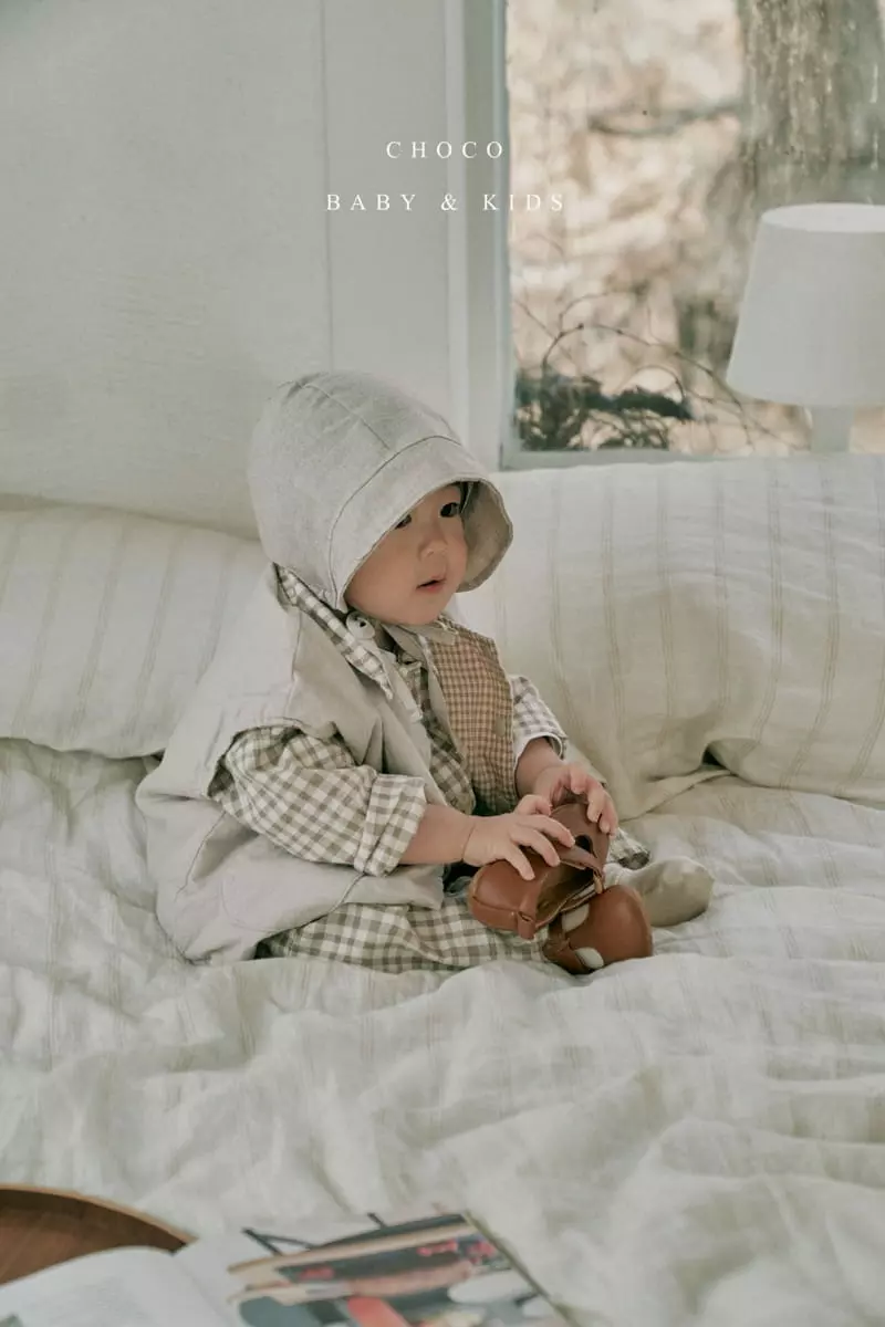 Choco bebe - Korean Children Fashion - #childofig - ]Spring Reversible Vest - 4