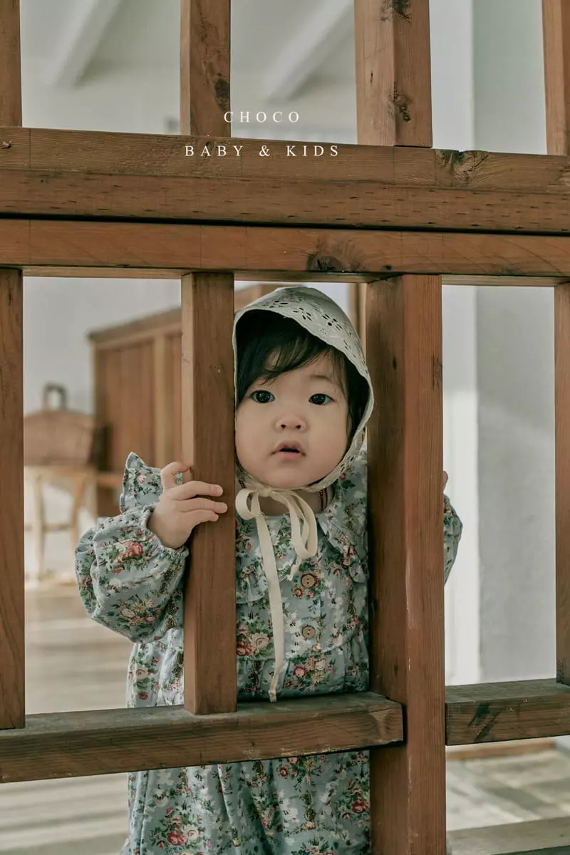 Choco bebe - Korean Children Fashion - #discoveringself - Enthic Flower One-piece - 7
