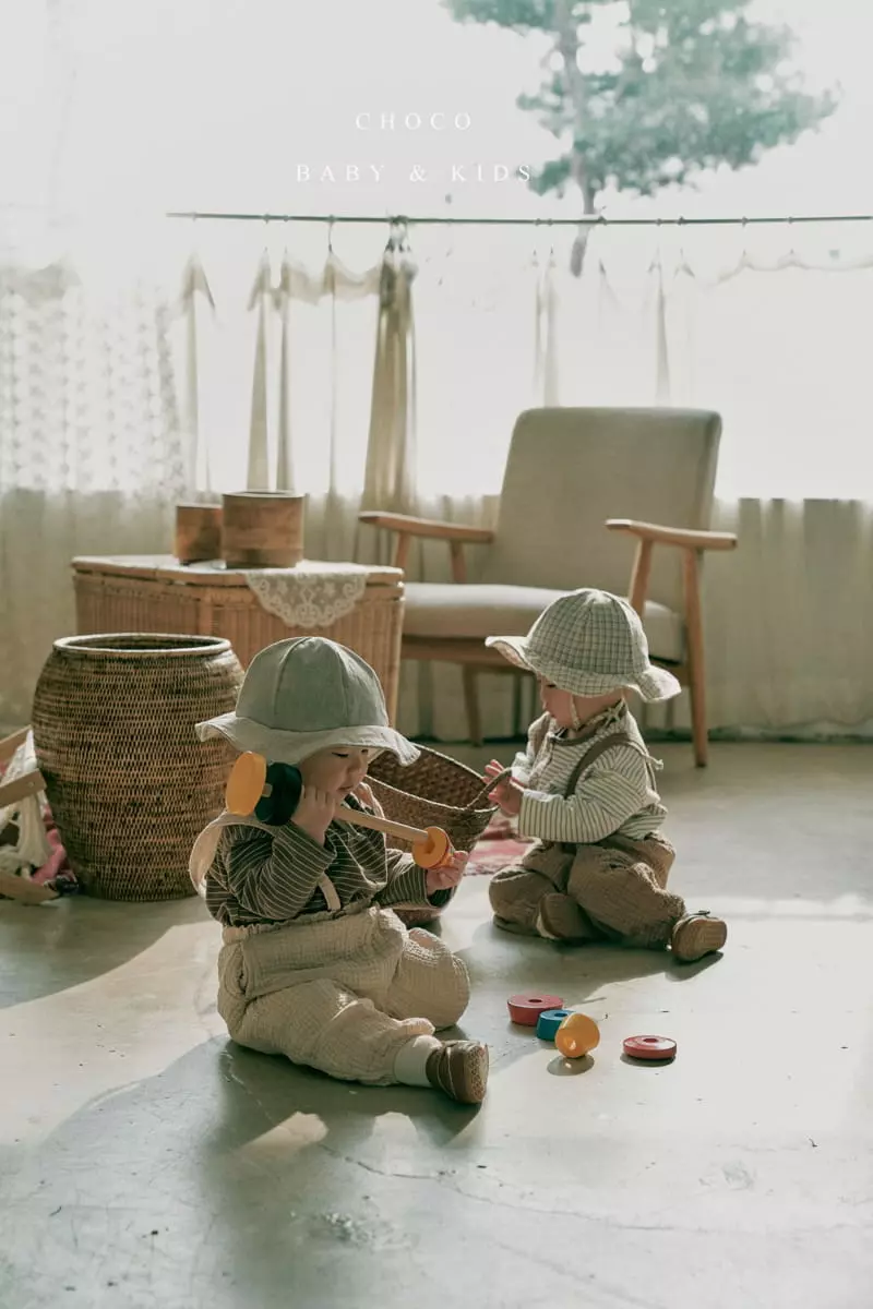 Choco bebe - Korean Children Fashion - #discoveringself - Cozy Dungarees Pants - 8