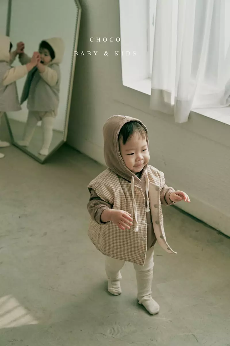 Choco bebe - Korean Children Fashion - #fashionkids - ]Spring Reversible Vest - 7