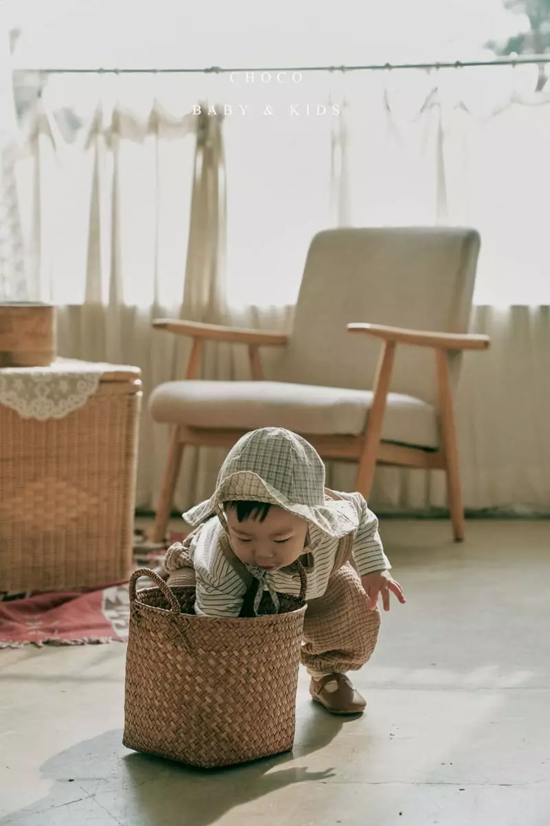 Choco bebe - Korean Children Fashion - #fashionkids - Cozy Dungarees Pants - 9