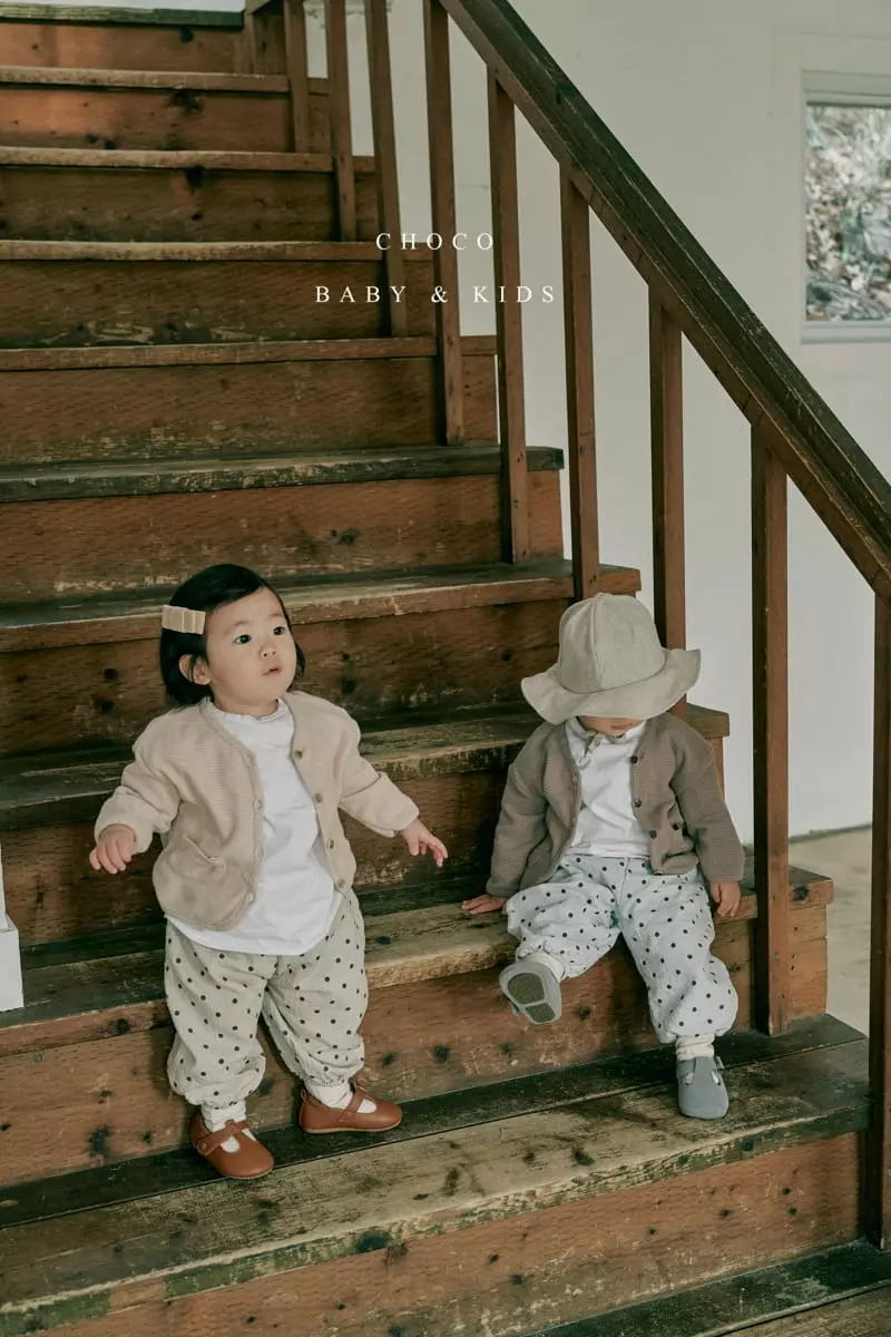 Choco bebe - Korean Children Fashion - #fashionkids - Honey Waffle Cardigan - 5