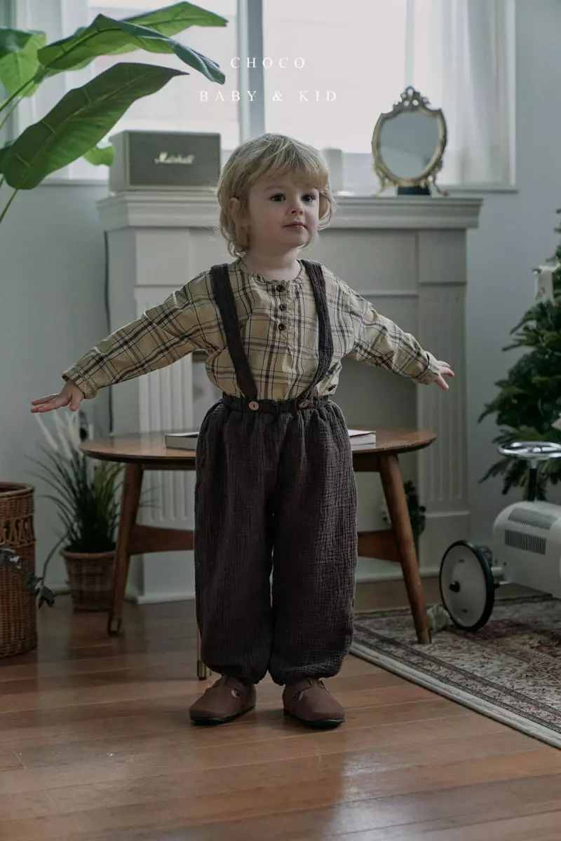Choco bebe - Korean Children Fashion - #fashionkids - Custer Button Shirt