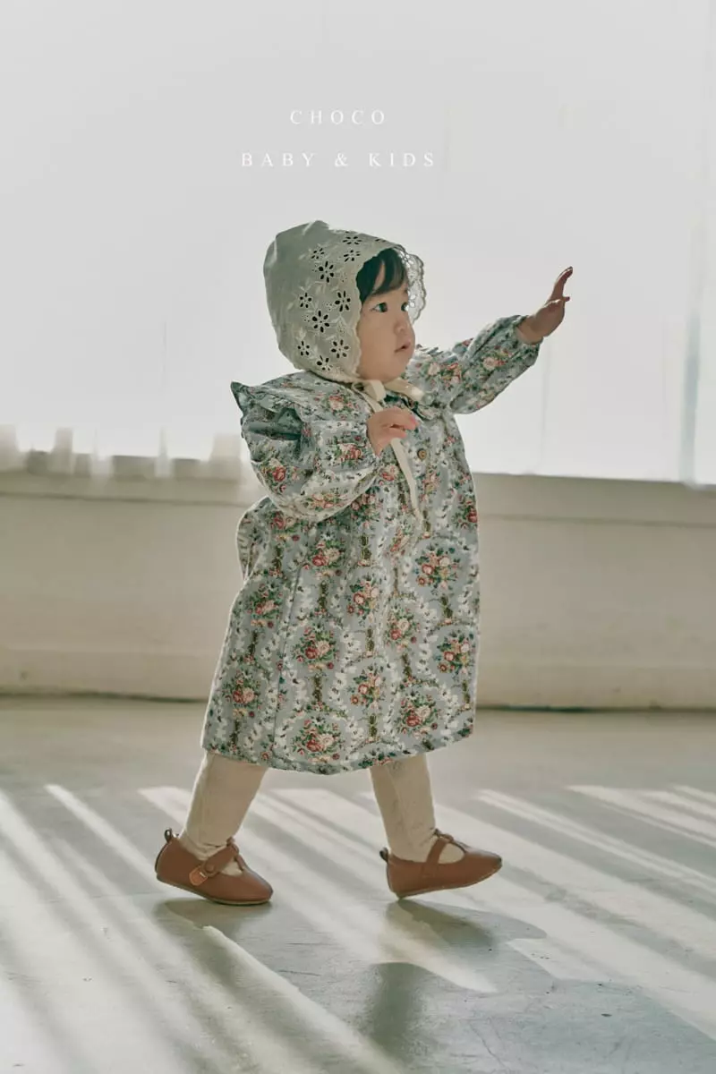 Choco bebe - Korean Children Fashion - #kidsshorts - Enthic Flower One-piece - 9