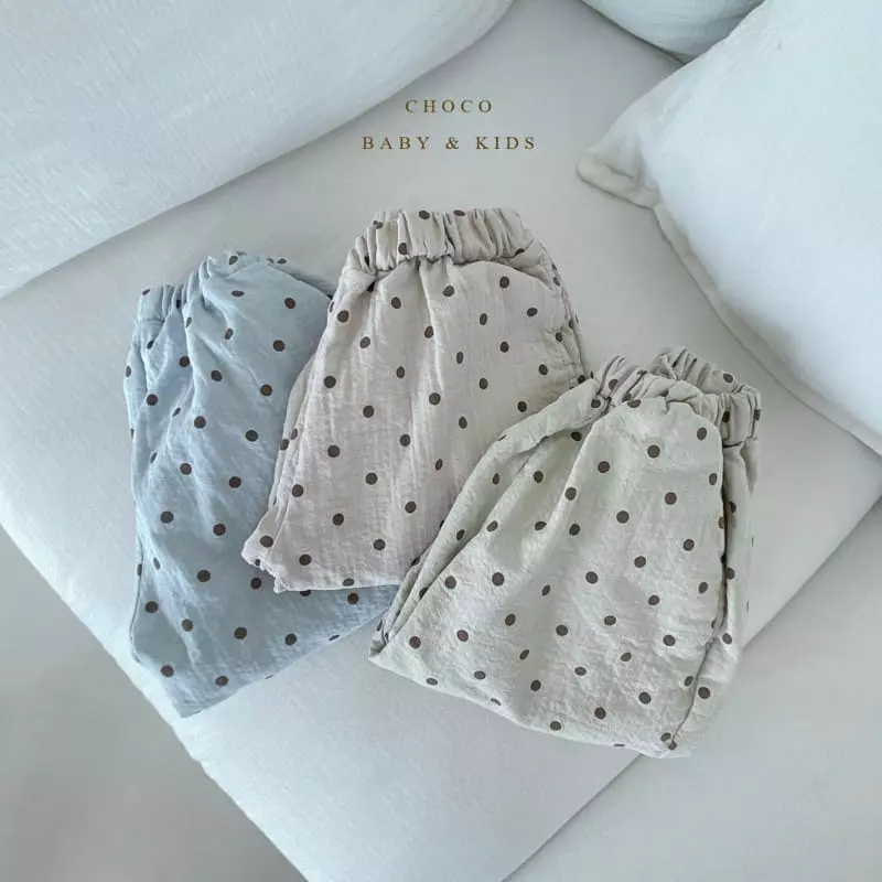 Choco bebe - Korean Children Fashion - #kidzfashiontrend - Dot Pants - 9