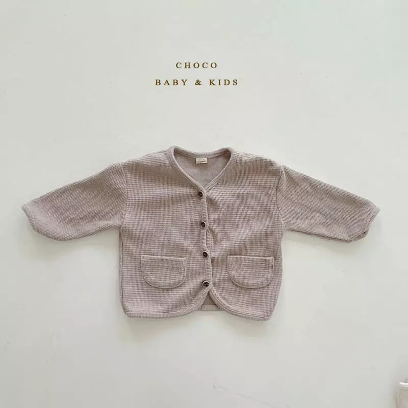 Choco bebe - Korean Children Fashion - #kidzfashiontrend - Honey Waffle Cardigan - 8