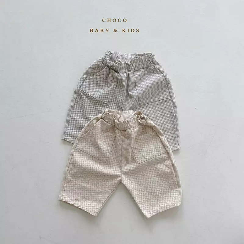 Choco bebe - Korean Children Fashion - #littlefashionista - Square Pocket Pants - 9