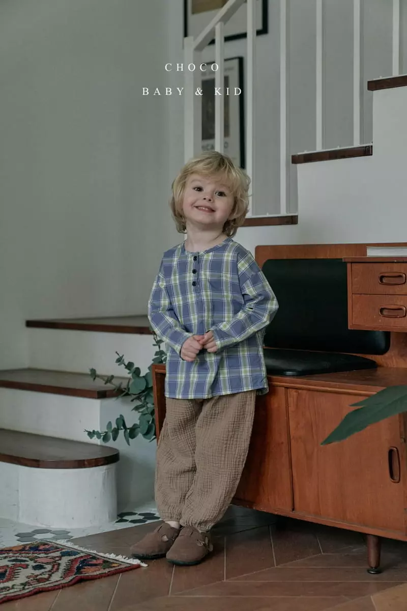 Choco bebe - Korean Children Fashion - #minifashionista - Custer Button Shirt - 8