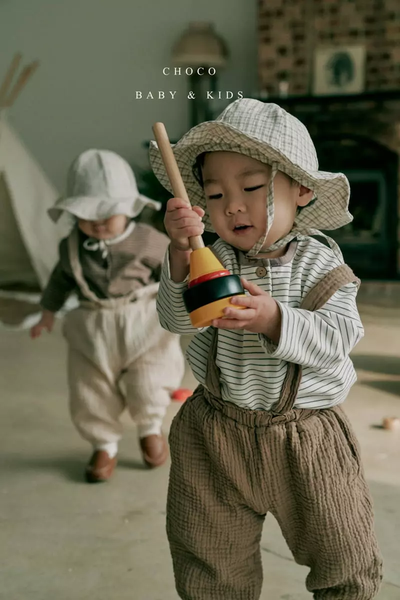 Choco bebe - Korean Children Fashion - #prettylittlegirls - Cozy Dungarees Pants