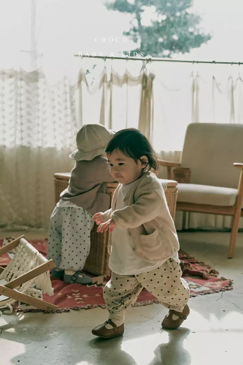 Choco bebe - Korean Children Fashion - #stylishchildhood - Dot Pants