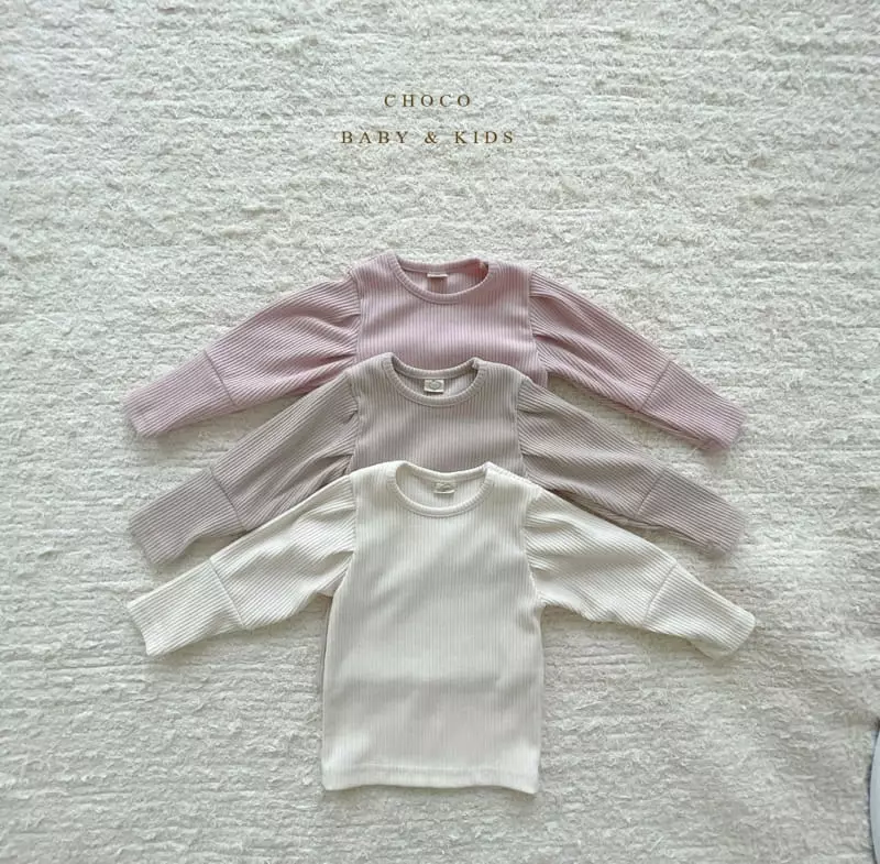 Choco bebe - Korean Children Fashion - #todddlerfashion - Bebe Balloon Tee - 4