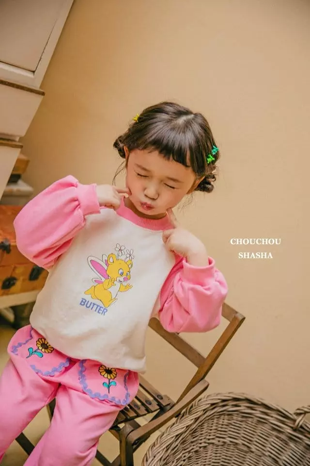 Chouchou Shasha - Korean Children Fashion - #childofig - Butter Sweatshirt - 2