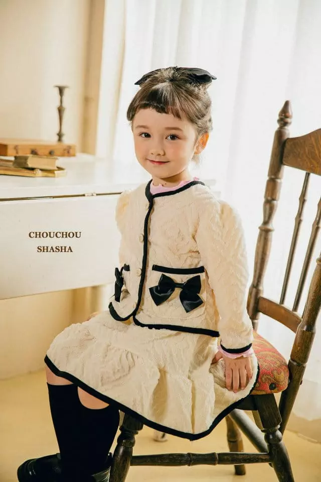 Chouchou Shasha - Korean Children Fashion - #designkidswear - Jennie Top Bottom Set - 2