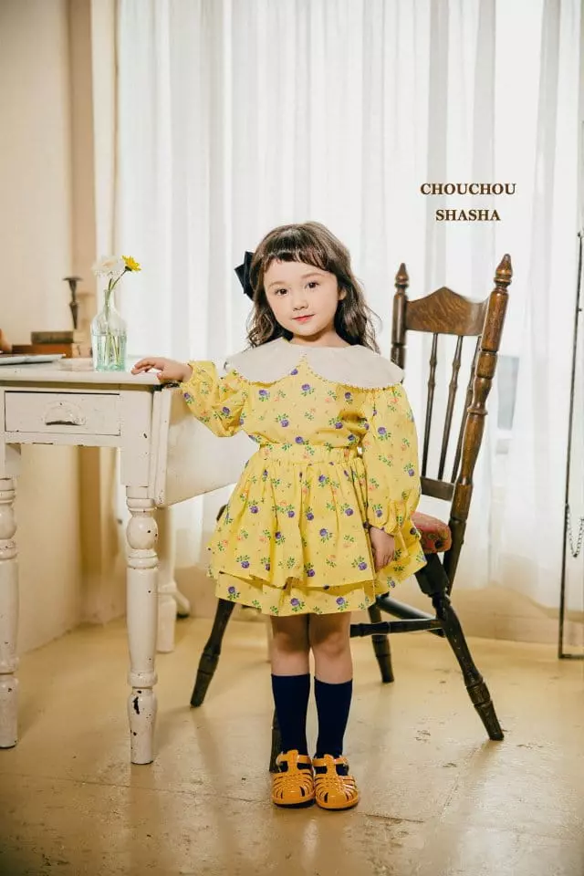 Chouchou Shasha - Korean Children Fashion - #designkidswear - Rose Blouse - 12