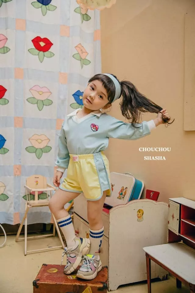 Chouchou Shasha - Korean Children Fashion - #fashionkids - Call Me Collar Tee