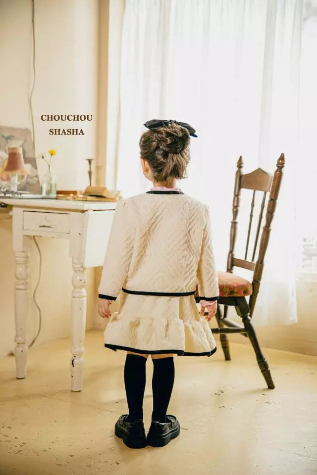 Chouchou Shasha - Korean Children Fashion - #kidsshorts - Jennie Top Bottom Set - 5