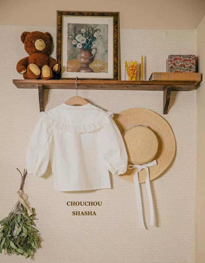 Chouchou Shasha - Korean Children Fashion - #fashionkids - Frill Blouse - 4