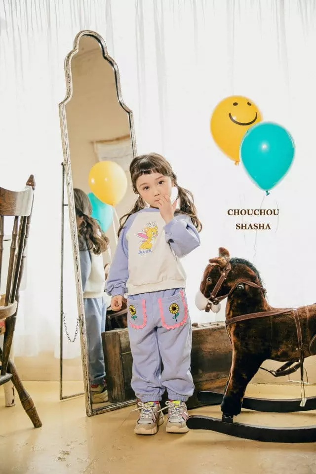 Chouchou Shasha - Korean Children Fashion - #kidsshorts - Buttwe Embroidery Pants - 6