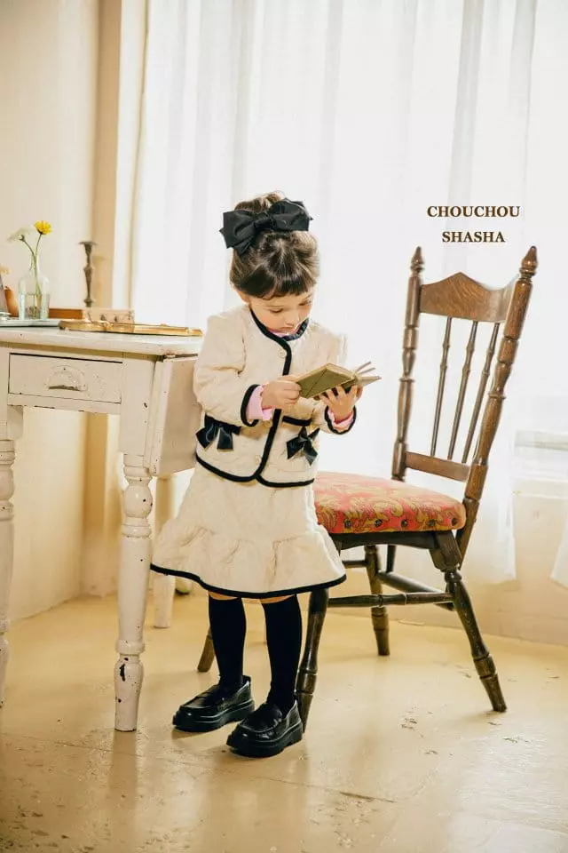 Chouchou Shasha - Korean Children Fashion - #kidzfashiontrend - Jennie Top Bottom Set - 7