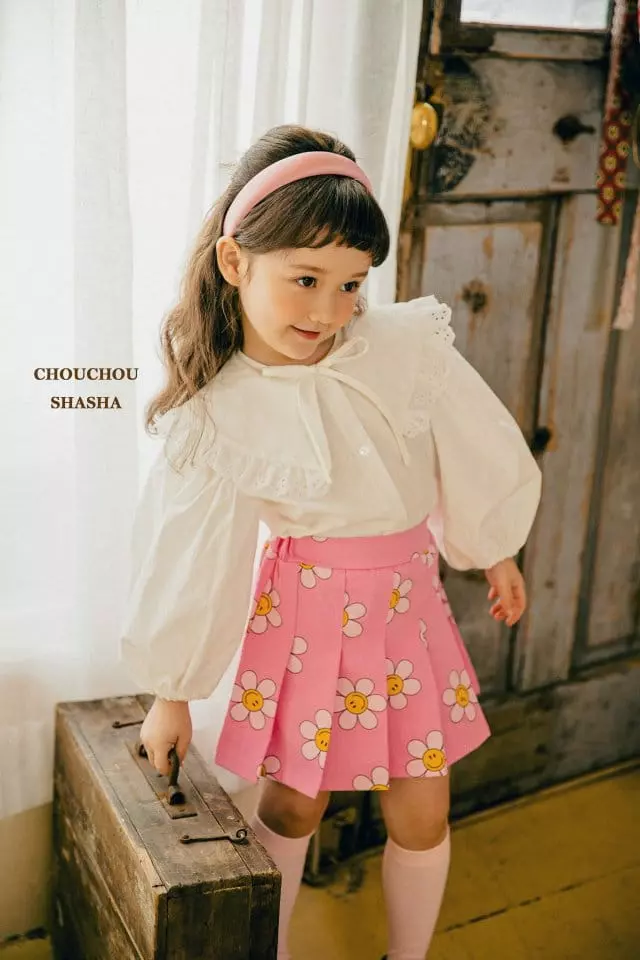 Chouchou Shasha - Korean Children Fashion - #kidzfashiontrend - Frill Blouse - 6