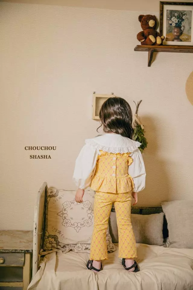 Chouchou Shasha - Korean Children Fashion - #magicofchildhood - Frill Blouse - 9