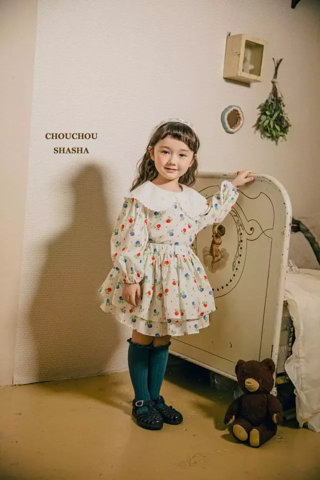 Chouchou Shasha - Korean Children Fashion - #magicofchildhood - Rose Blouse - 6