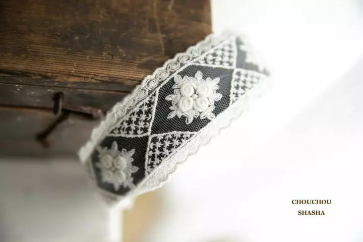 Chouchou Shasha - Korean Children Fashion - #magicofchildhood - Lace Hairband - 2
