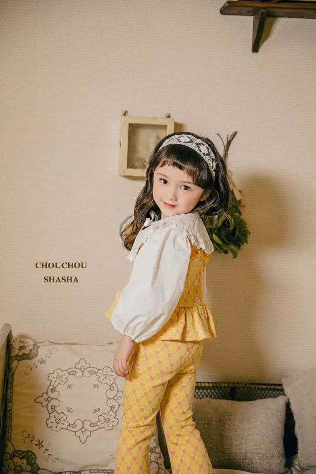 Chouchou Shasha - Korean Children Fashion - #minifashionista - Frill Blouse - 10