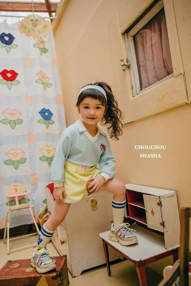 Chouchou Shasha - Korean Children Fashion - #minifashionista - Call Me Collar Tee - 8