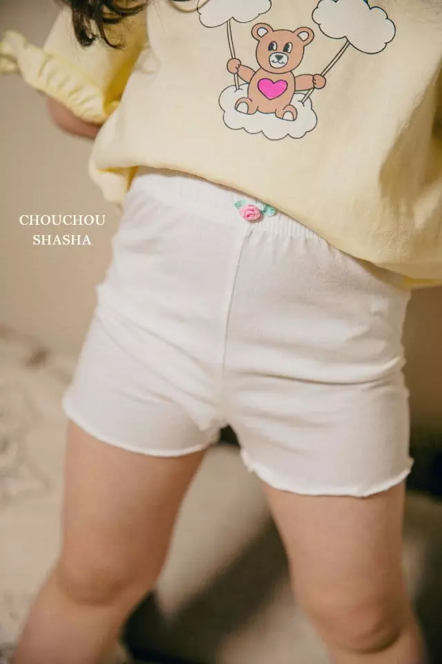 Chouchou Shasha - Korean Children Fashion - #minifashionista - Flower Leggings