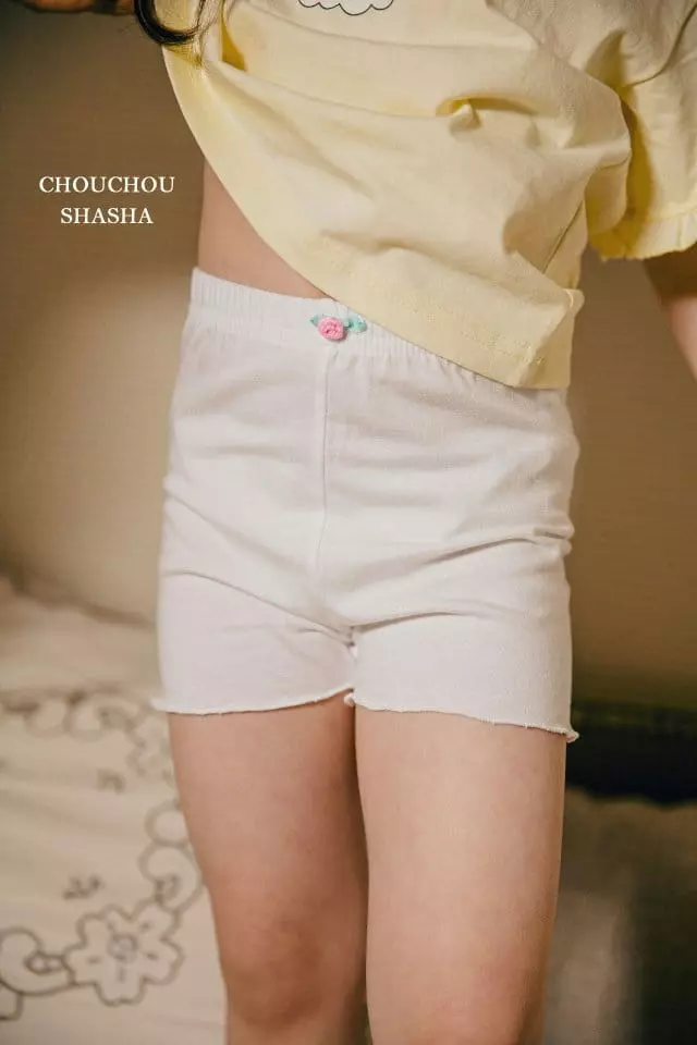 Chouchou Shasha - Korean Children Fashion - #prettylittlegirls - Flower Leggings - 2