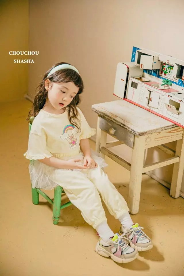Chouchou Shasha - Korean Children Fashion - #todddlerfashion - Bear Tee - 12