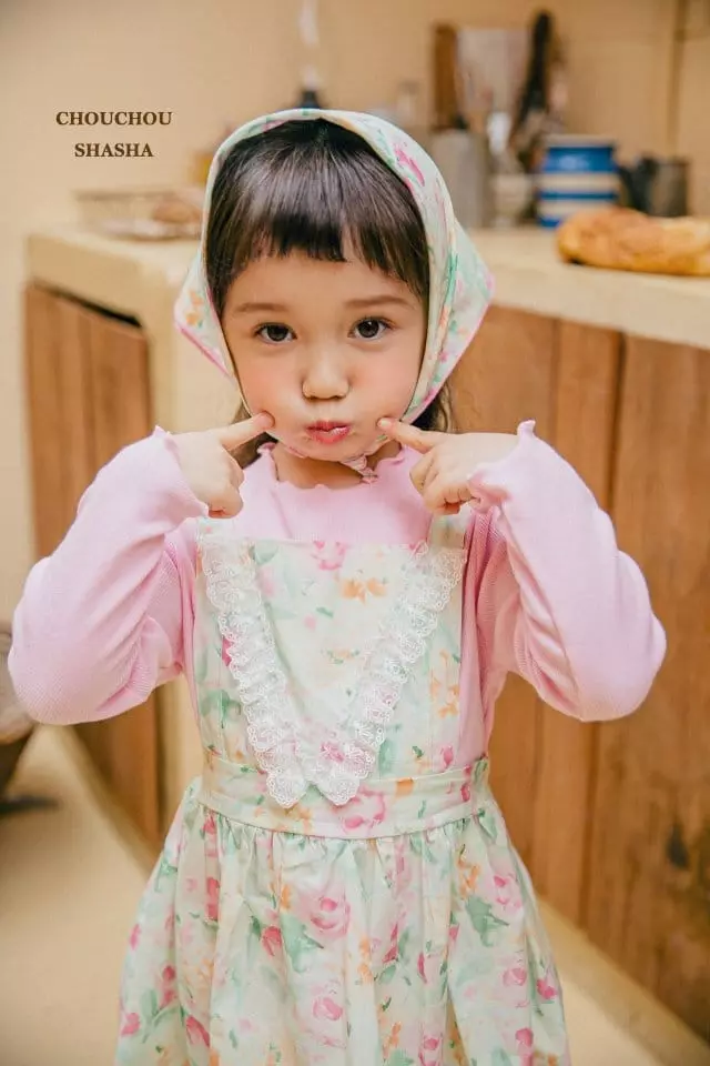 Chouchou Shasha - Korean Children Fashion - #toddlerclothing - Basic Rib Tee - 7