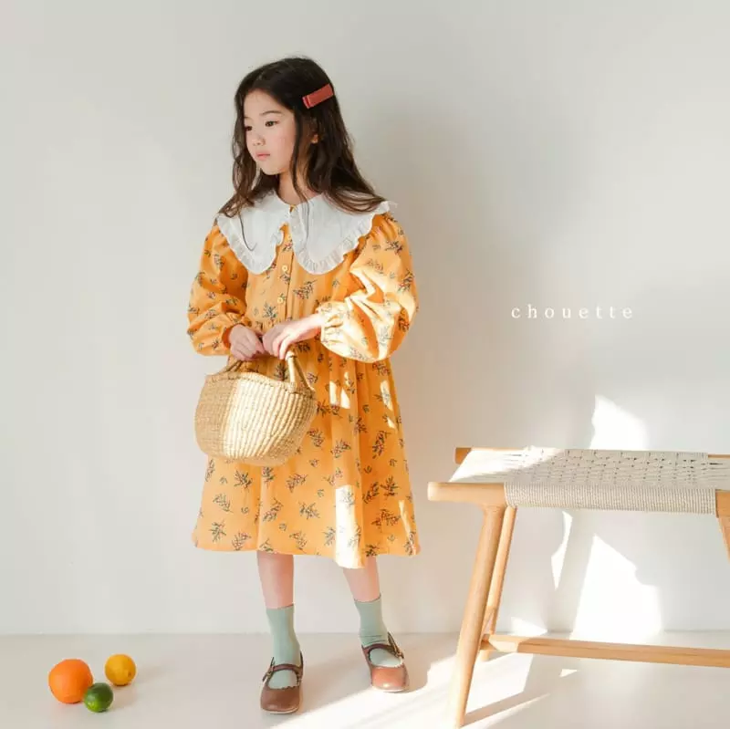 Chouette - Korean Children Fashion - #Kfashion4kids - Ruffle One-piece